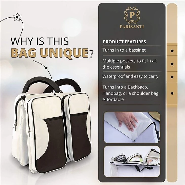 Baby Cradle Diaper Backpack
